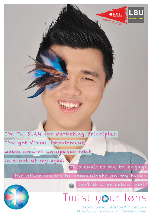 Nguyen Tuan Tu was involved in a campaign designed by students to formally launch RMIT’s ELS in 2014.  