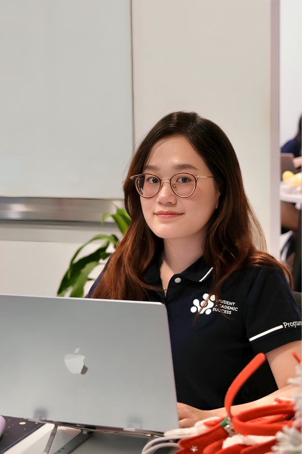 Once in their place, Huyen now guides others through the challenges she once faced 