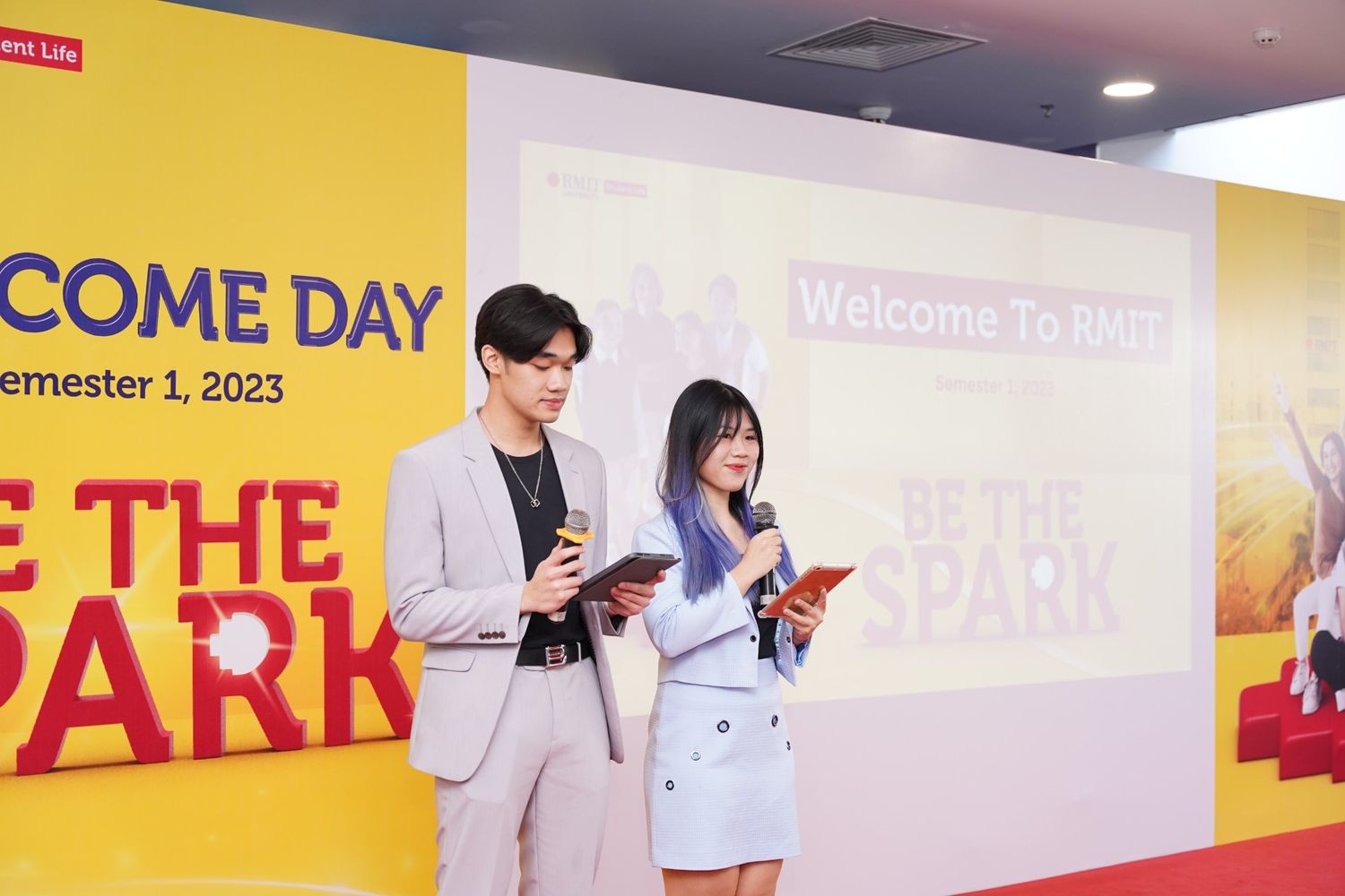 Chi Nghia hosted the Welcome Day event 