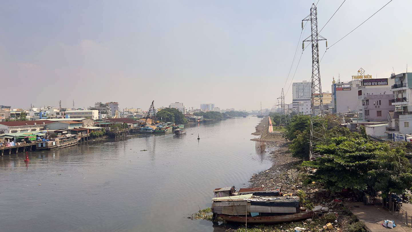 View of a River in Ho Chi Minh city as taken by the RMIT Vietnam team for the River Cities Network.