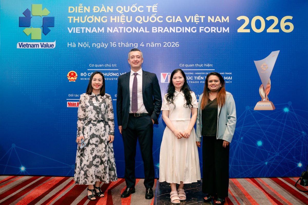 RMIT staff at Vietnam National Branding Forum
