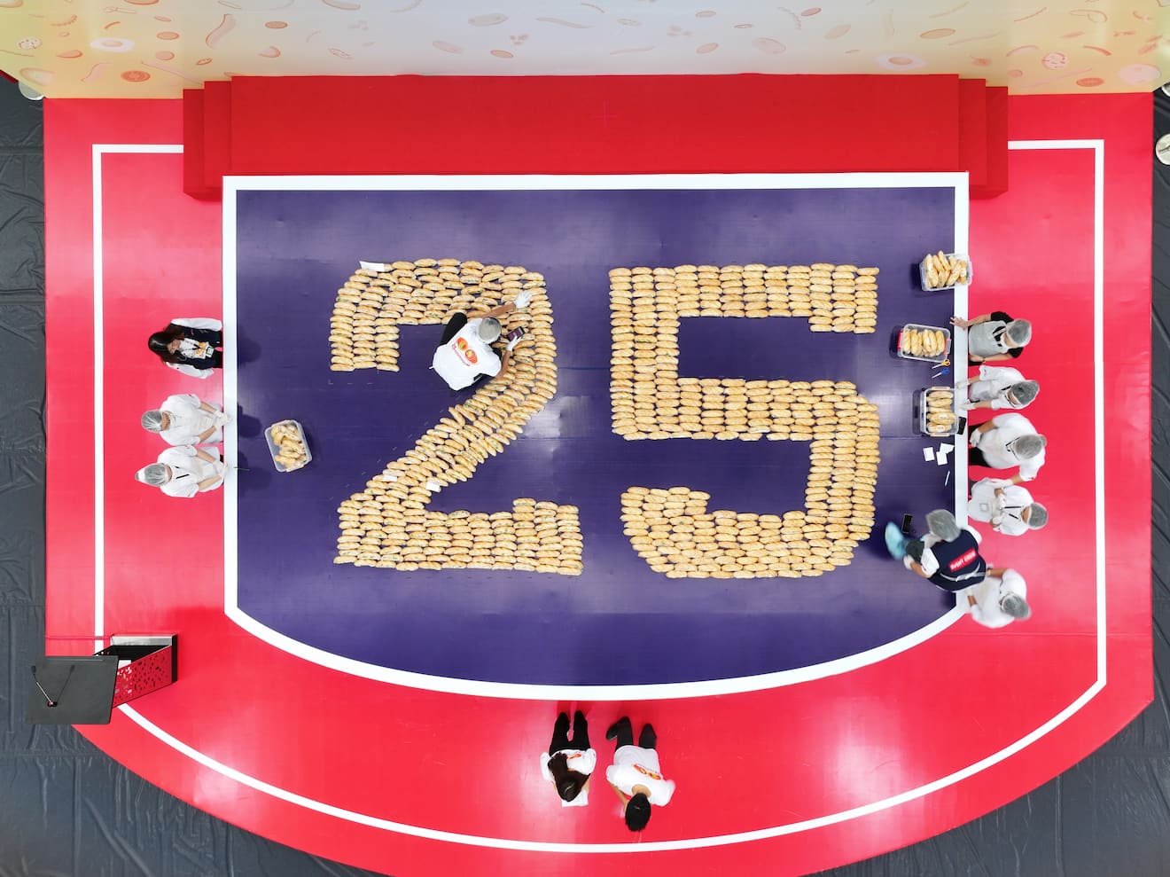 RMIT Vietnam and social enterprise KOTO have officially set a new GUINNESS WORLD RECORD™ title for the largest banh mi number. (Photo: RMIT)