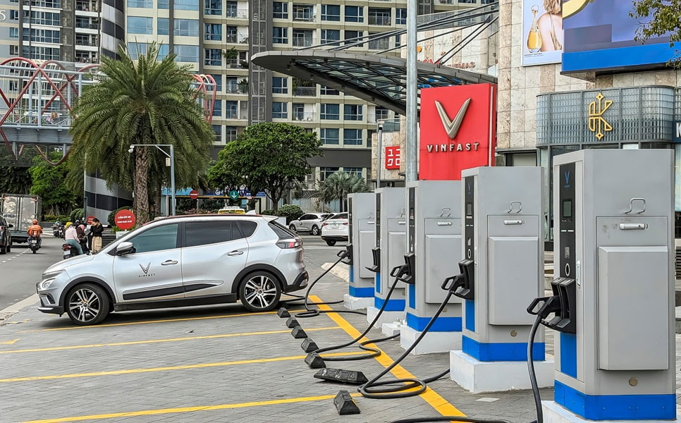 VinFast charging station