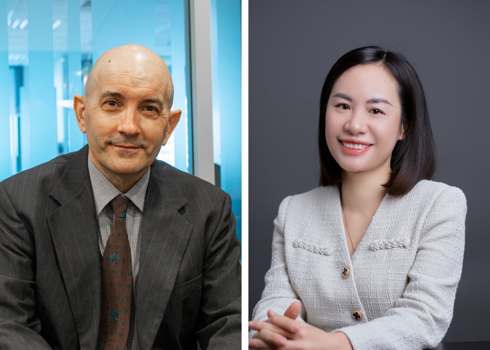 Associate Professor Abel D. Alonso (left) and Dr Oanh Vu (right) from the International Business program at RMIT University Vietnam