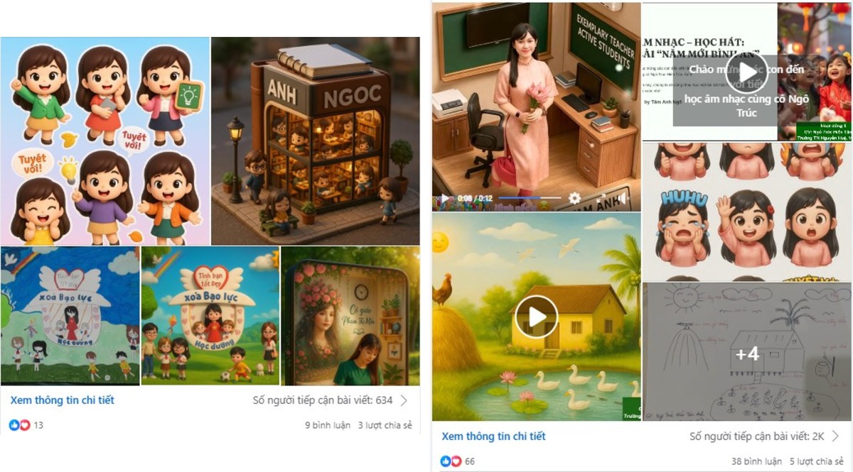 Examples of homework submitted by educators after the first workshop