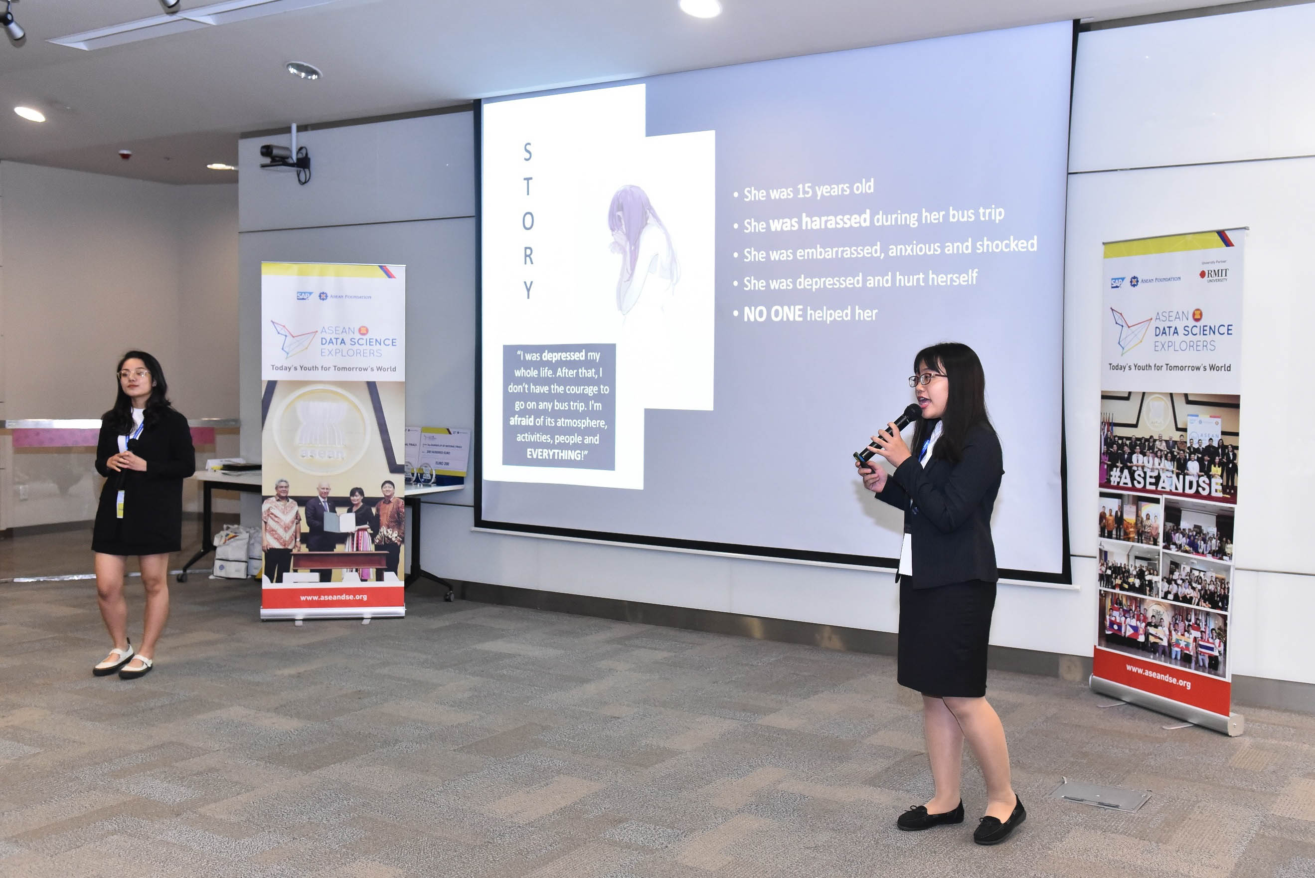 The Maverick team presented at the competition hosted at RMIT Vietnam’s Saigon South campus.