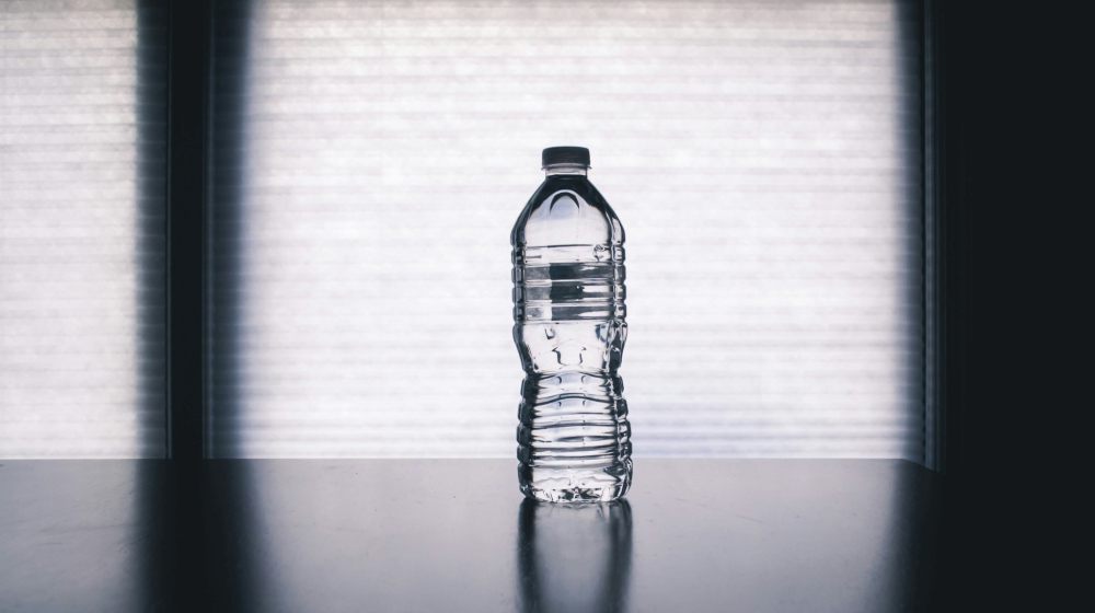 a bottle of water