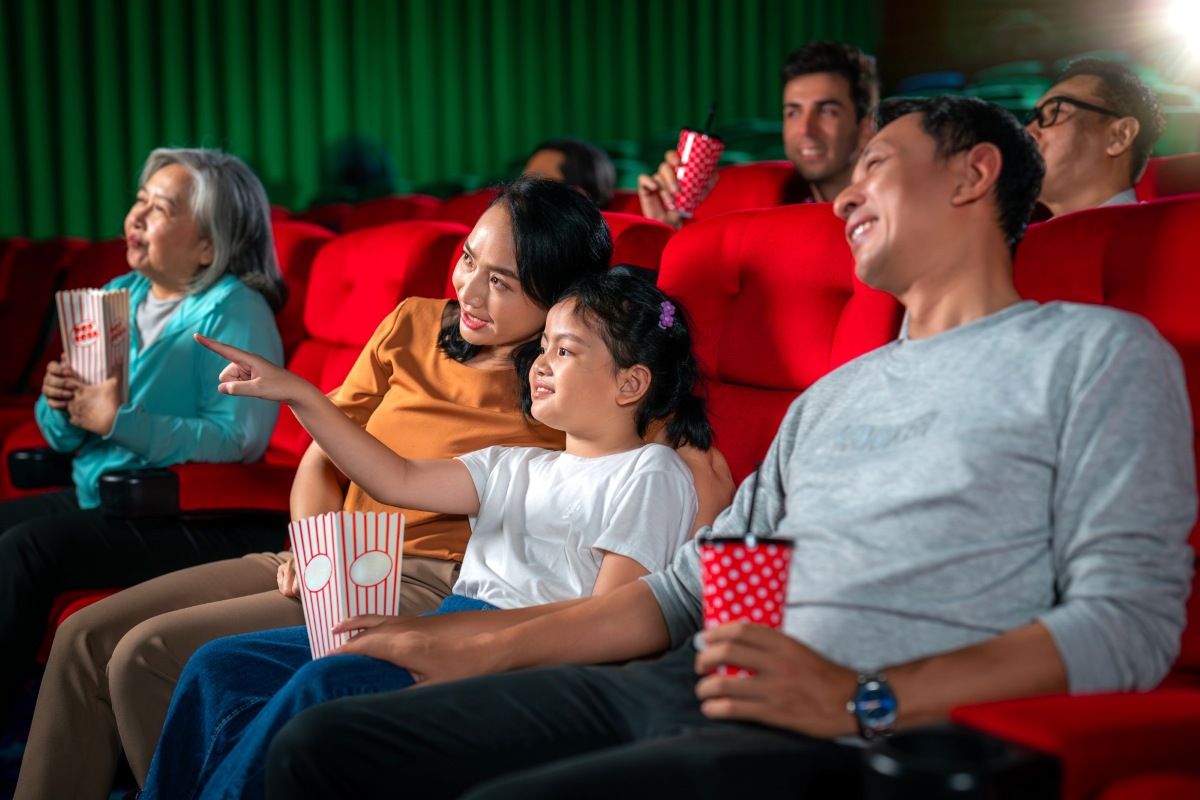 audiences in a cinema