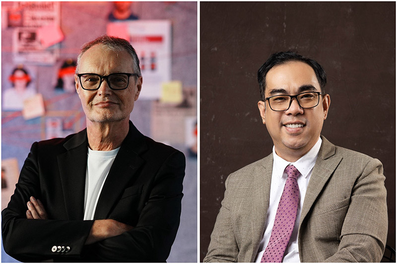 Dr Jonathan Crellin (left) and Dr Nguyen Van Thang Long (right), RMIT Vietnam