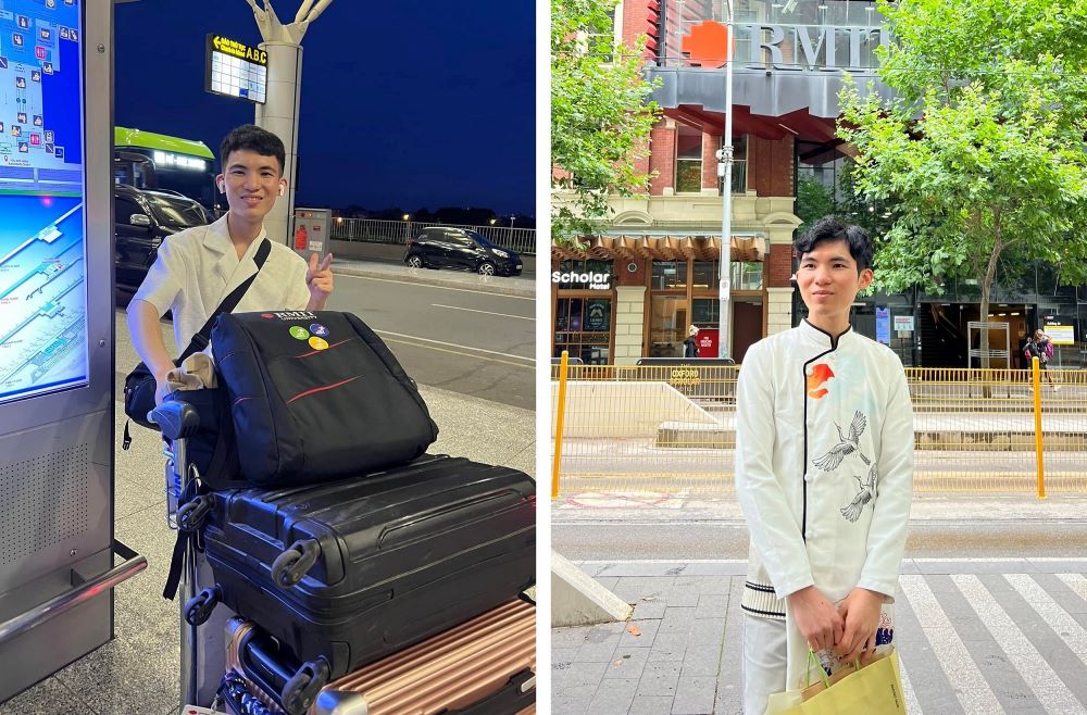 Tỉnh tham gia một cuộc thi dành cho sinh viên tại Melbourne. (Hình: NVCC)