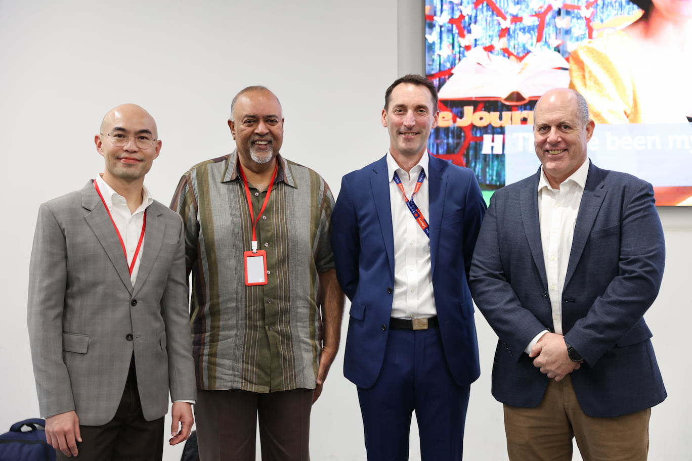 From left to right: Associate Professor Songphan Choemprayong (Chulalongkorn University), Mr Rajendra Munoo (Singapore Management University), Mr Jack Dustan (RMIT University), Mr Rex Steiner (RMIT Vietnam) 