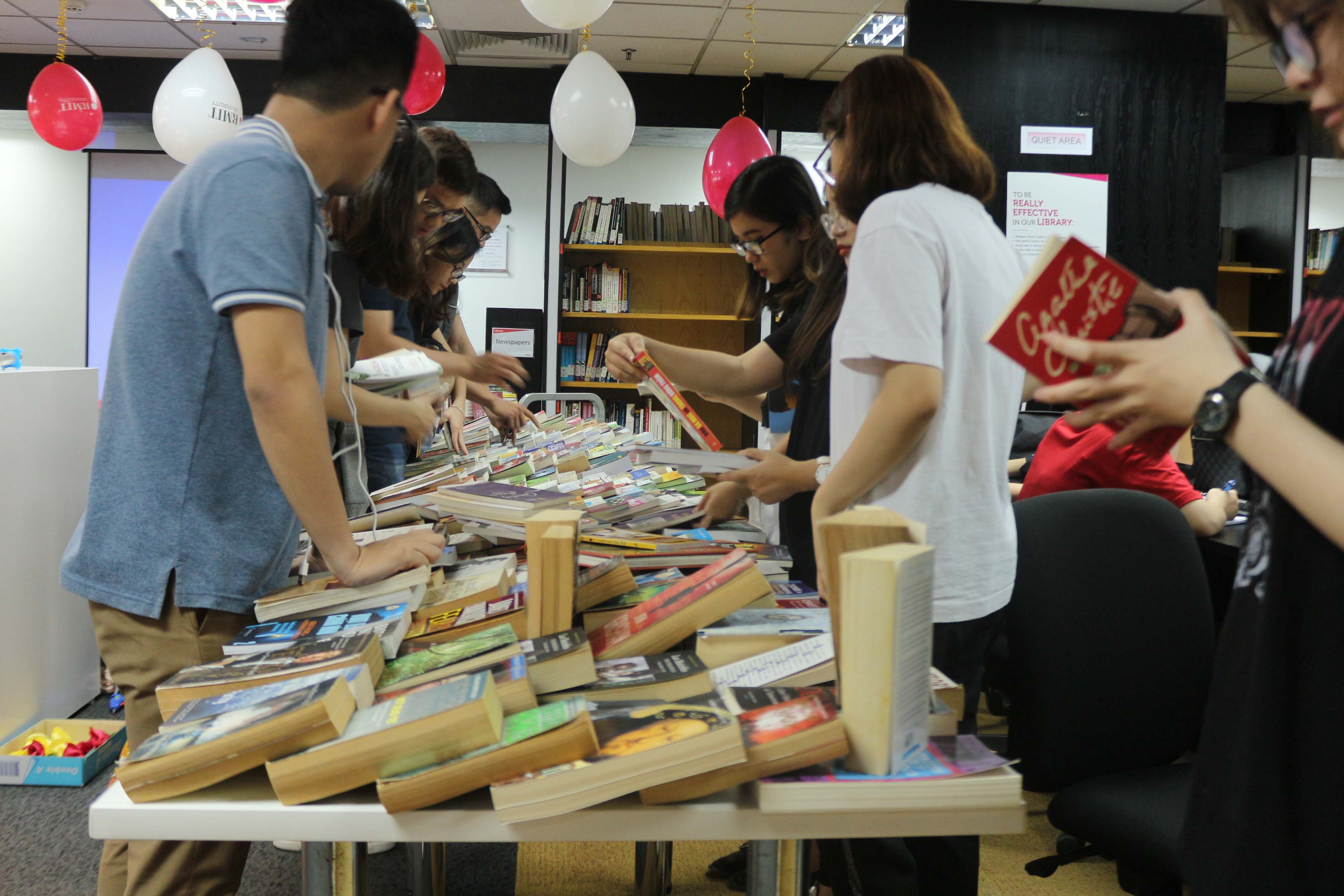 RMIT Vietnam Library’s Book Swap and other activities promote a love of reading in the university community in Hanoi
