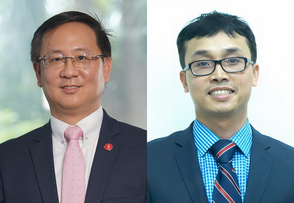Tiến sĩ Justin Matthew Pang (trái) và Thạc sĩ Hà Quách (phải)