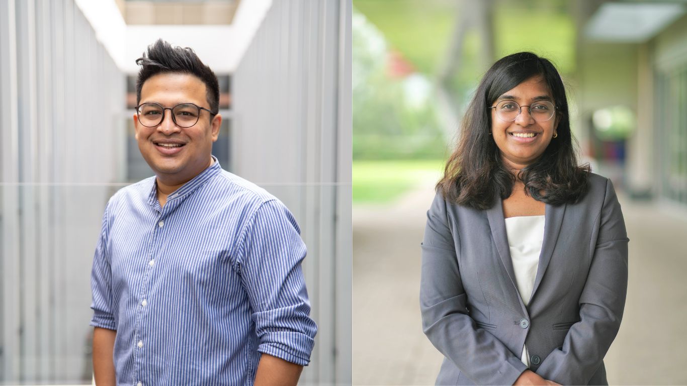 Dr Soumik Parida (left) and Dr Adhvaidha Kalidasan (right) believe that amid global trends, staying true to cultural identity remains a powerful choice. (Photo: RMIT)