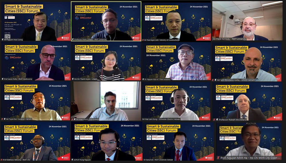 Diễn đàn Thành phố thông minh và bền vững quy tụ khoảng 40 nhà lãnh đạo tư duy và nghiên cứu viên hàng đầu trong lĩnh vực hoạt động của họ, cũng như các nhà thực hành và đổi mới đến từ cả khu vực công và tư.