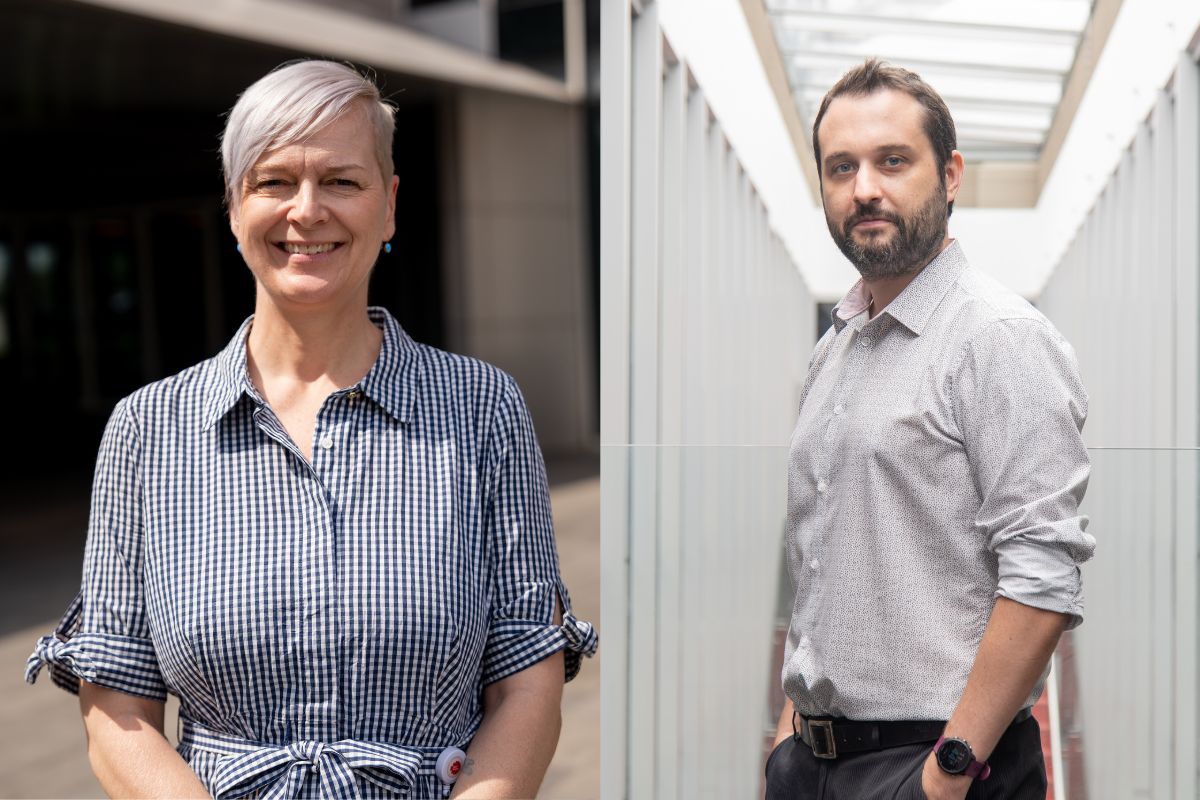Dr Jennifer Howard (left) and Mr Jonny Western (right) from RMIT Vietnam emphasise that equipping teachers with both language and pedagogical skills is key to successful English-medium instruction. (Photo: RMIT)