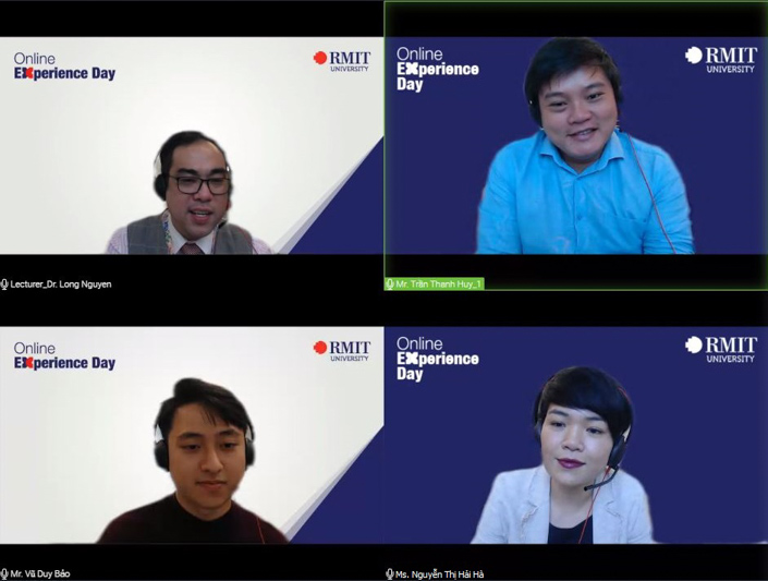 Guest speakers at RMIT’s Online Experience Day gave career advice to high school students interested in pursuing a creative profession. 