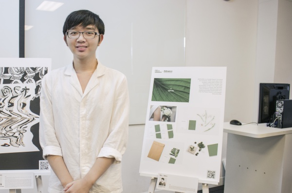 Ta Quang Huy (Eldur Ta) proudly exhibits his designs at Halography 2017.