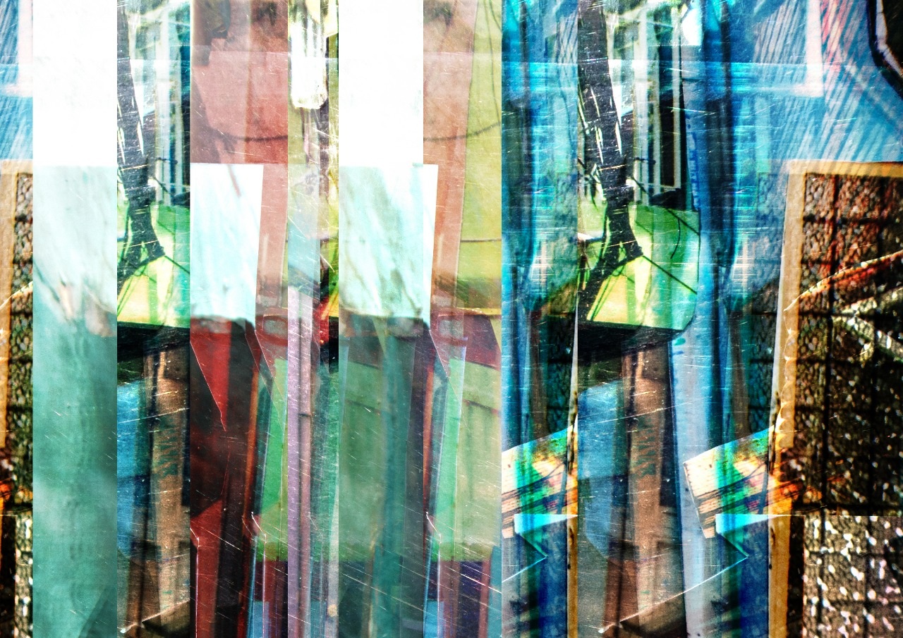 A reconstructed hem at the Super Tight exhibition at RMIT University in Melbourne.