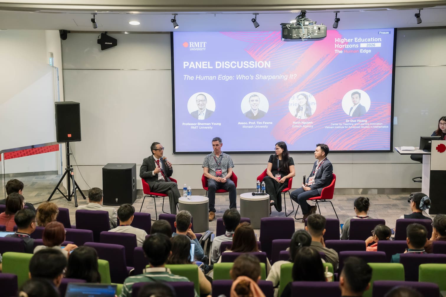 The panel discussion brought together perspectives from higher education, research, policy and the EdTech sector. 