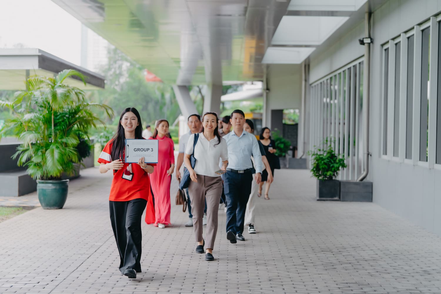 Parents explored RMIT’s Saigon South campus.
