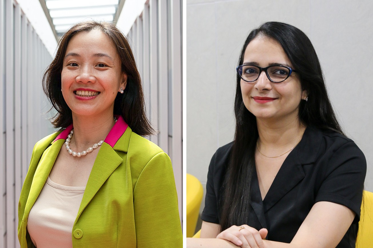Dr Que Tran (left) and Dr Divya Juneja (right) (Photo: RMIT)