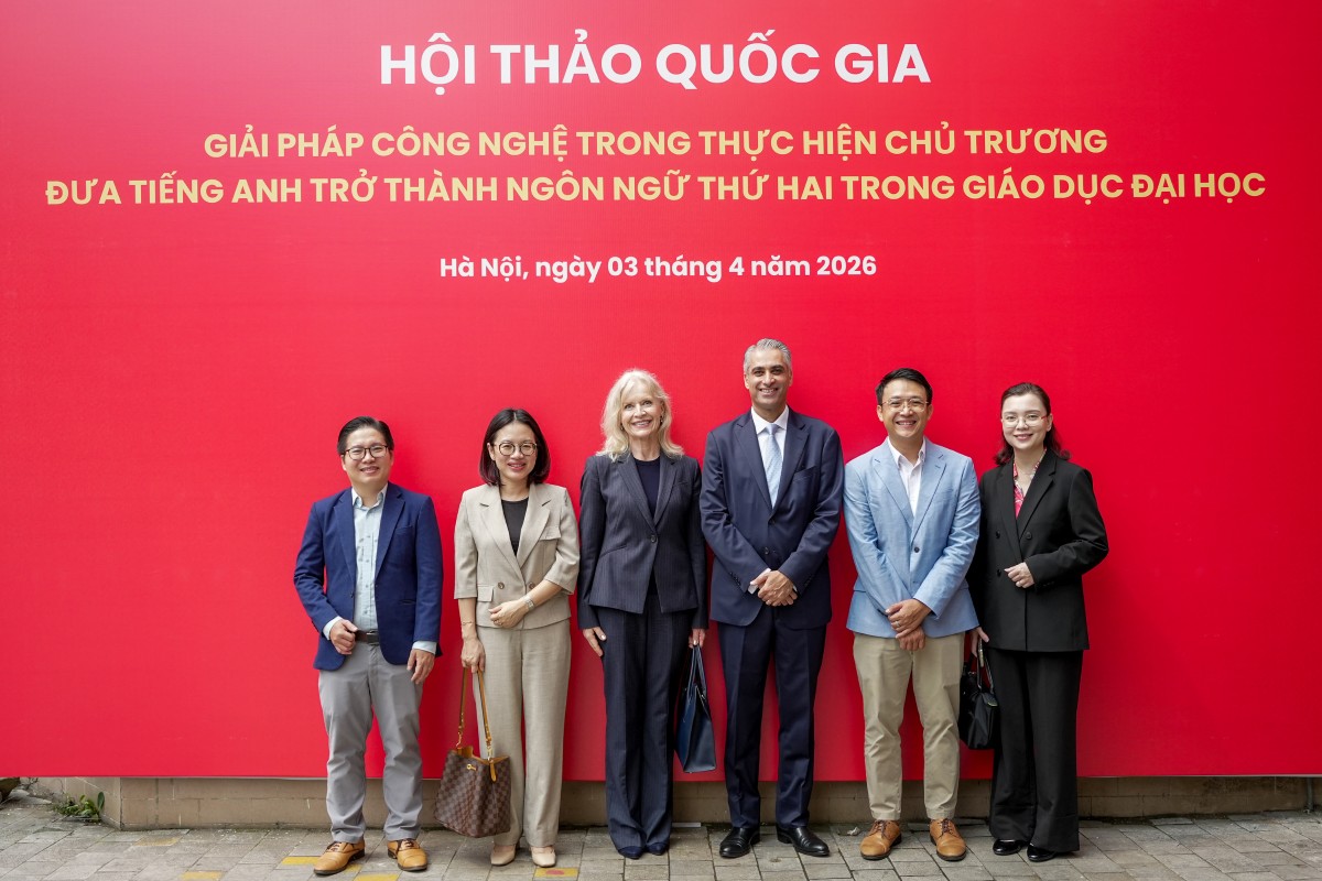 RMIT Vietnam representatives at the event