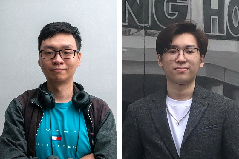 Nguyen Hoang Phuc Nghi (pictured left) and Nguyen Cat Vu (pictured right)