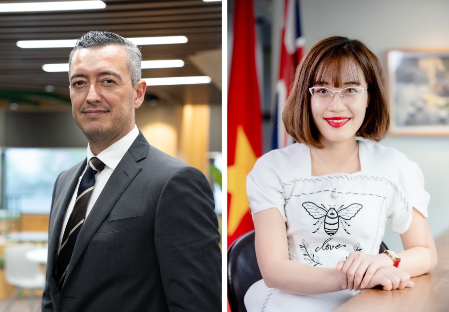 Dr Santiago Velasquez (left) and Dr Dang Thao Quyen (right)