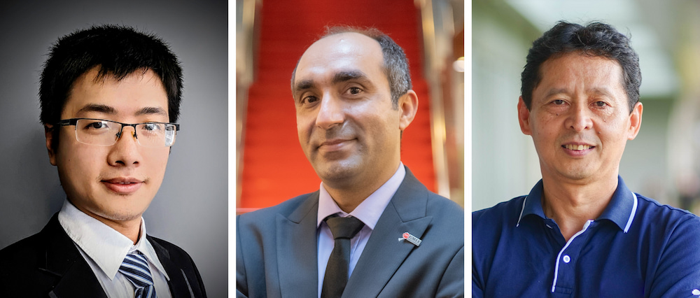 (Từ trái qua phải) Tiến sĩ Nguyễn Sơn, Tiến sĩ Irfan Ulhaq, Tiến sĩ Nguyễn Mạnh Hùng (Hình: RMIT)