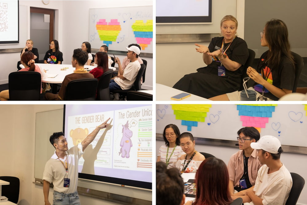 “Talk with Pride” was organised by the RMIT Mind Club with two guest speakers from RMIT Wellbeing’s Safer Community team.