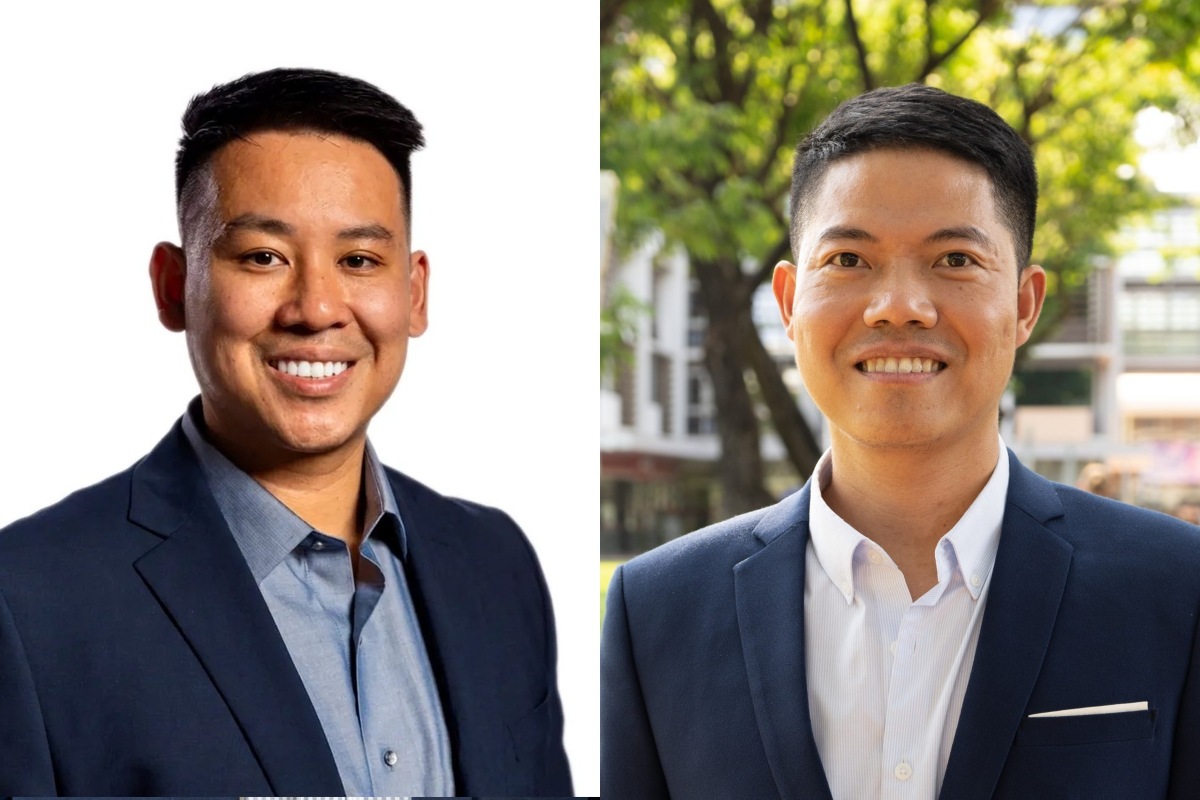 Tiến sĩ Tony Nguyễn (trái) và Tiến sĩ Hoàng Trường Giang