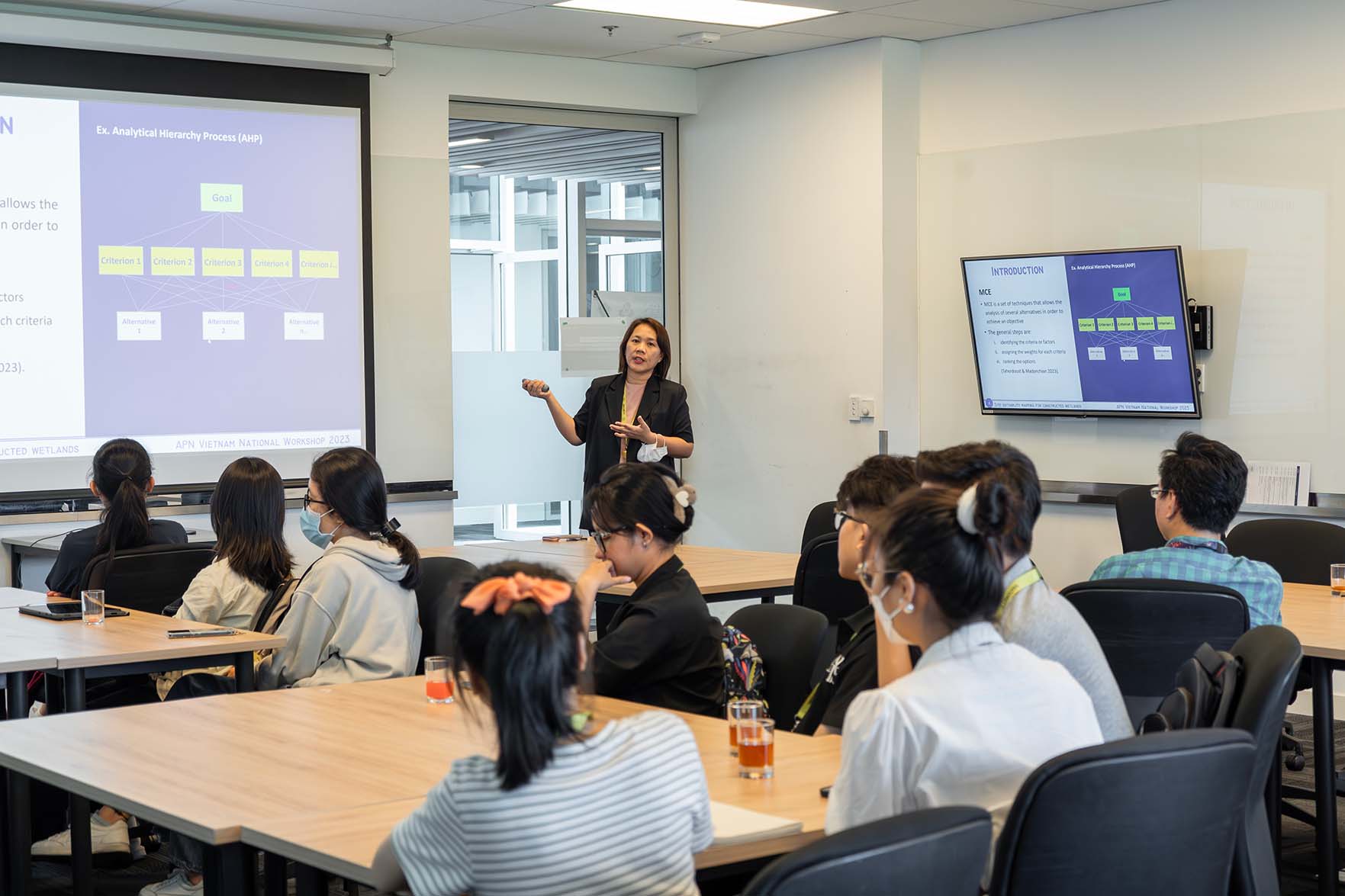 In the APN Vietnam national workshop 2023 hosted by RMIT Vietnam, various nature-based solutions have been proposed.