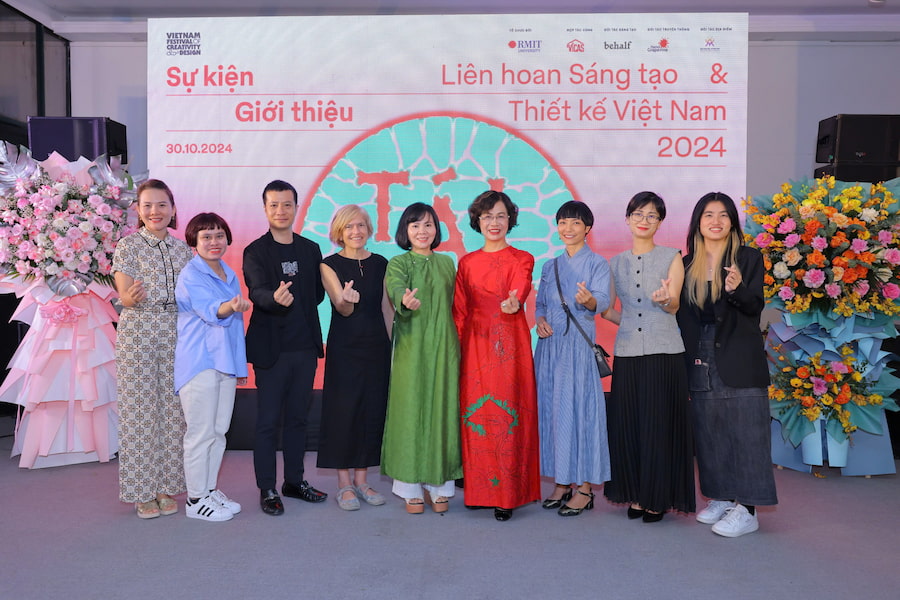 Organisers and guests at the launch event of VFCD 2024 in Hanoi on 30 October 2024