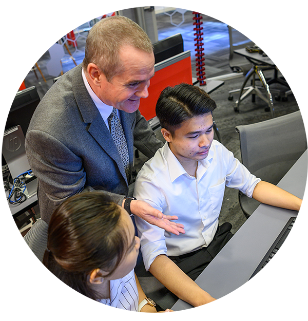 school of business and management in-class moments