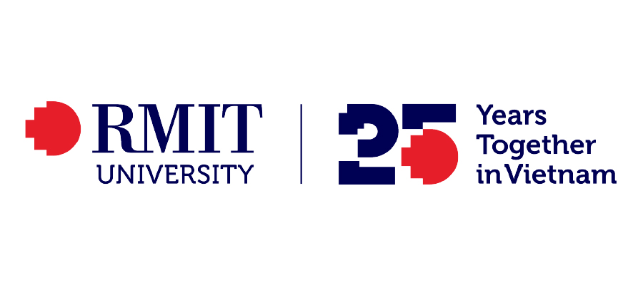 RMIT 25th anniversary logo