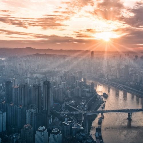 city landscape square 