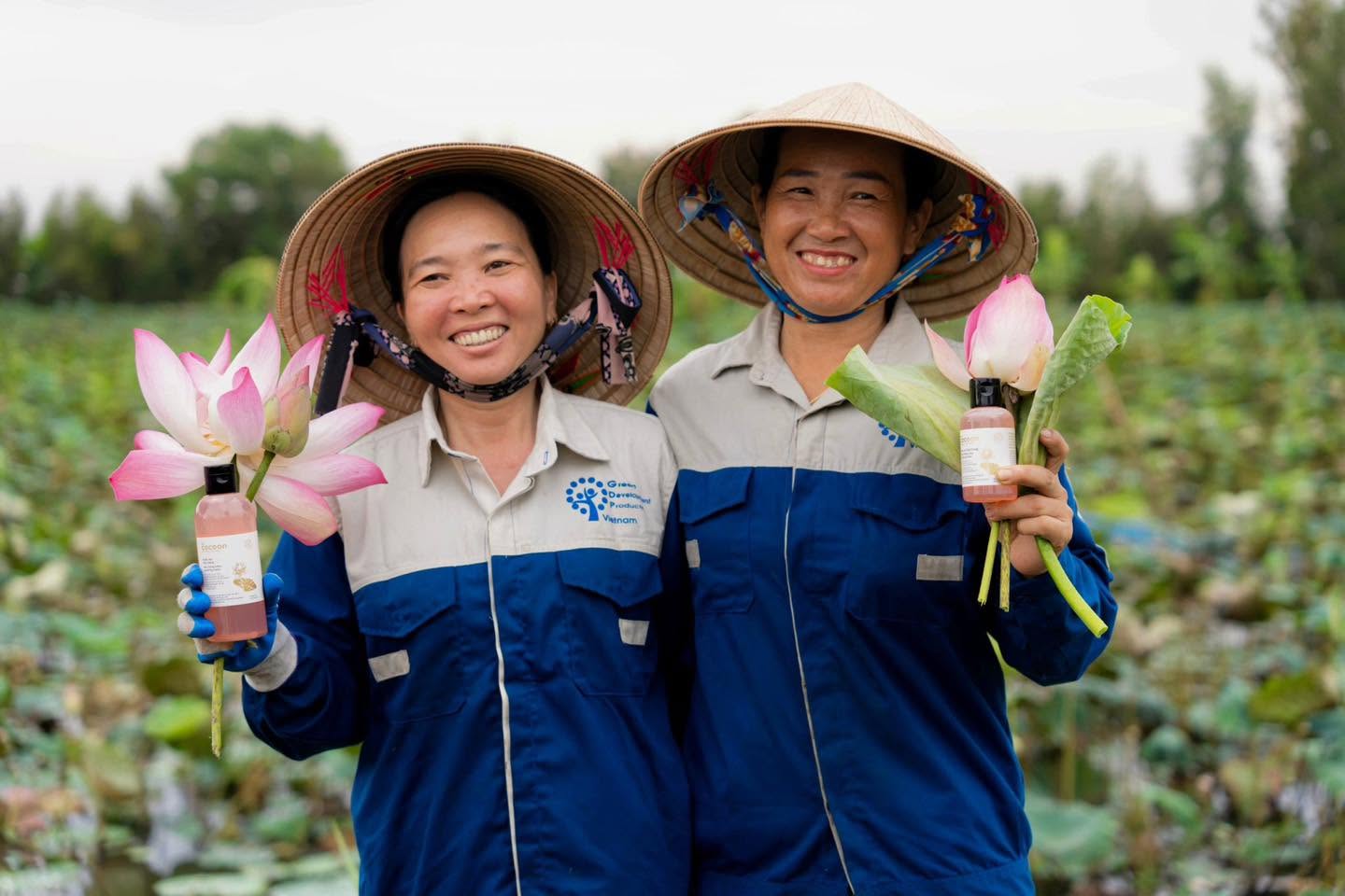 Cocoon and famers from Hau Giang