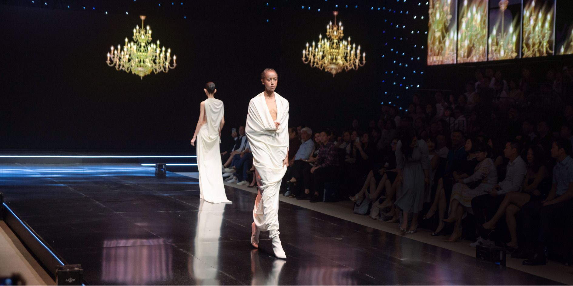 Sustainable fashion runway at Faslink event