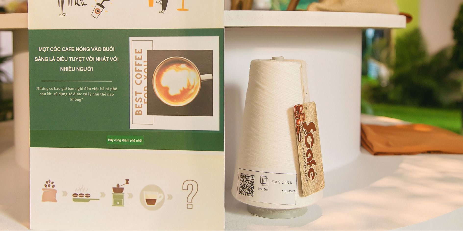 Faslink's coffee yarns