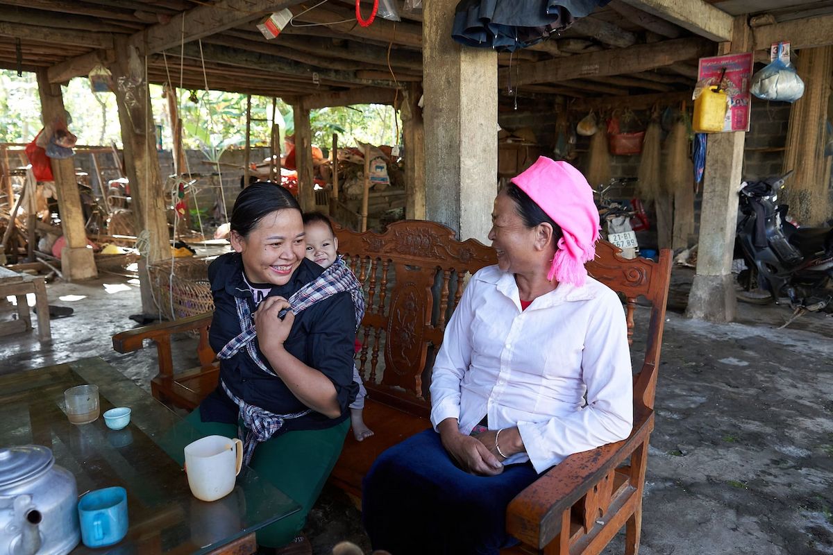 Women in mountainous area