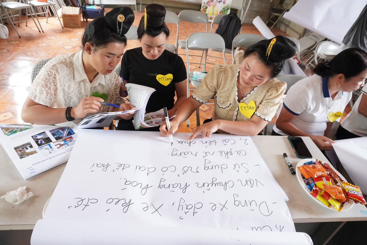 Women coffee workers collaborative safety planning workshop