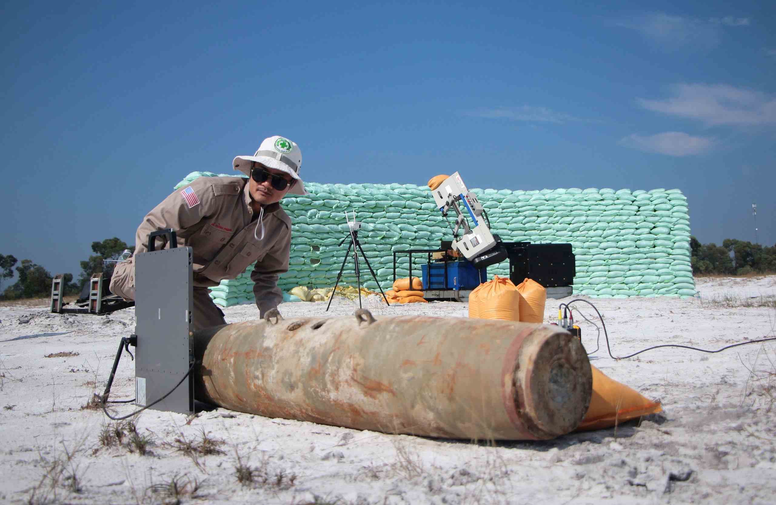 Norwegian People's Aid conducts explosive ordnance disposal operations in Vietnam