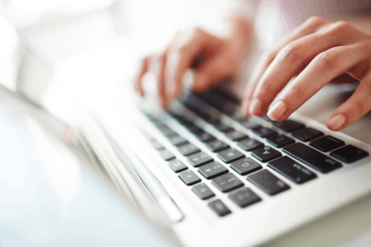 typing-on-a-laptop-keyboard