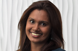 a headshot of a woman smiling