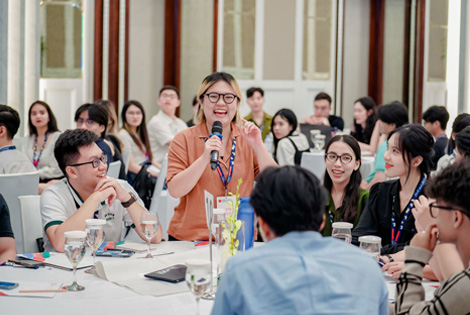 Group of people in a conference