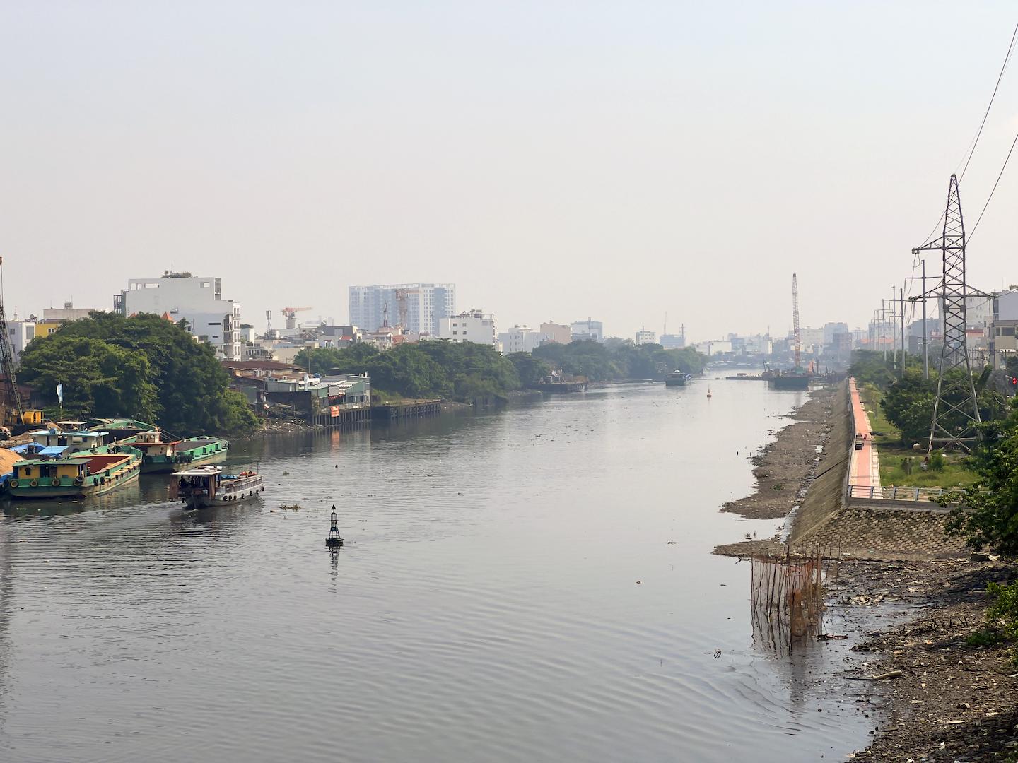 View of a river in Vietnam