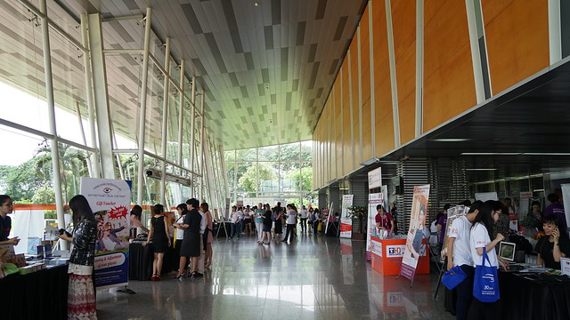 Wellbeing Day 2016 was held in the foyer of the Recreation and Events Complex.