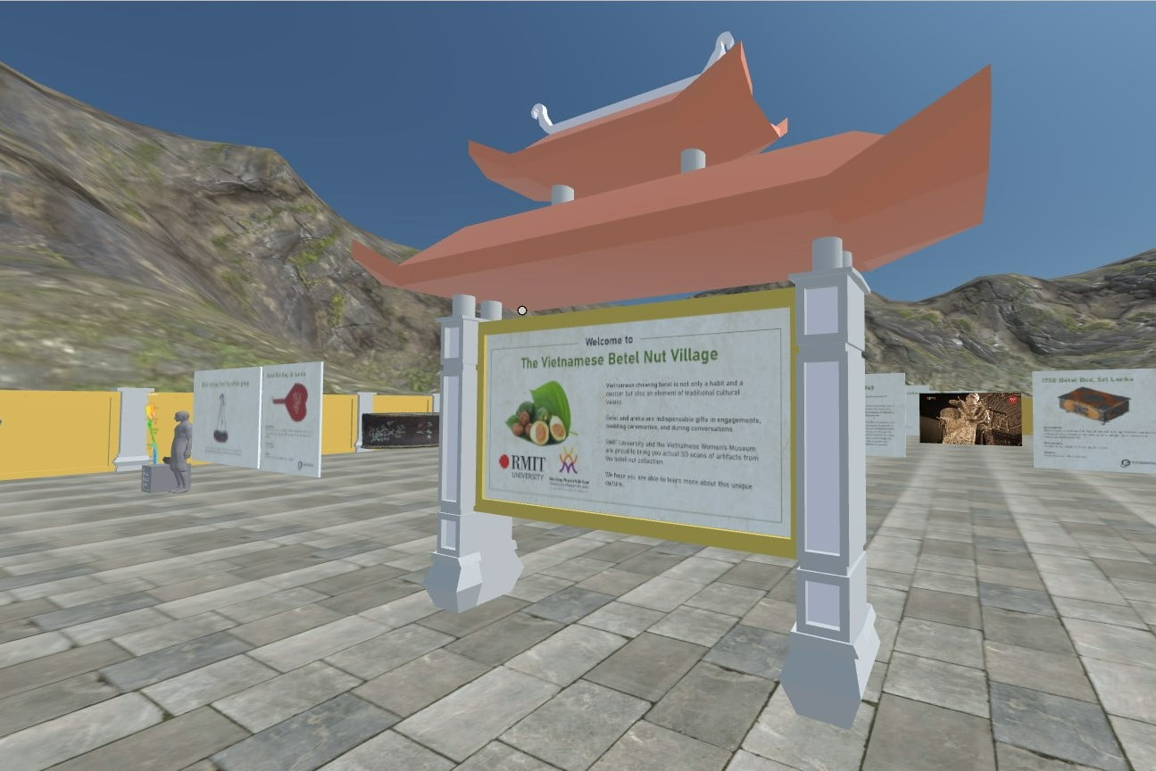 The Vietnamese Betel Nut Village 3D virtual environment