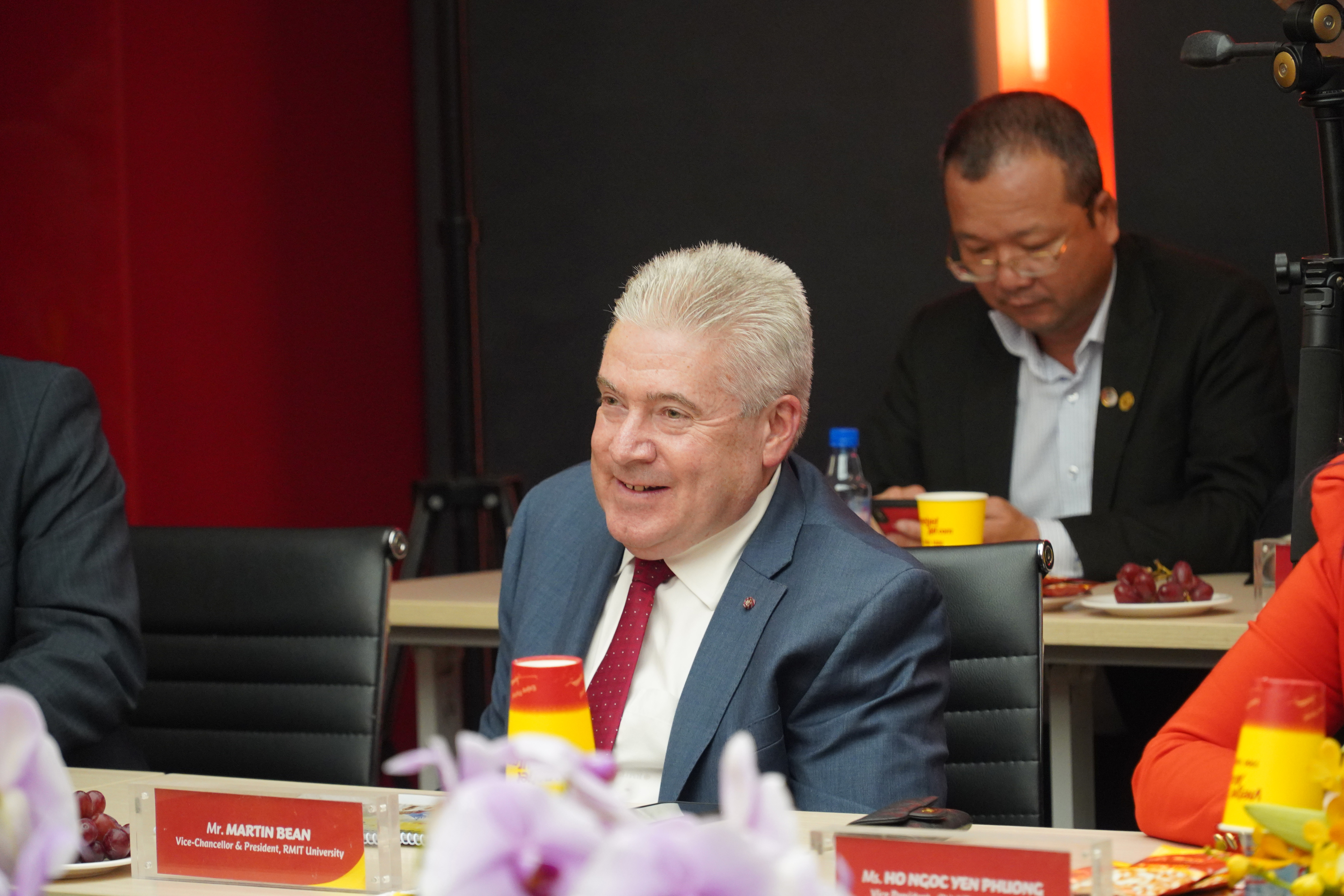 RMIT Vice-Chancellor and President Martin Bean CBE was thrilled to announce the investment in Vietnam.               